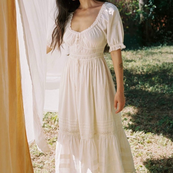 NWOT Christy Dawn Brynne Dress in Pearl - Picture 8 of 15